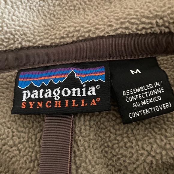 Vintage Patagonia Men’s Synchilla Better Sweater® 1/4 Zip light brown size M - Picture 4 of 6